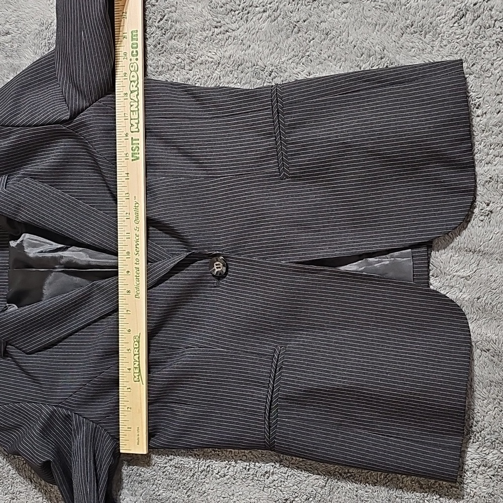 John Meyer Collection Dark Single Button Pinstrip… - image 6